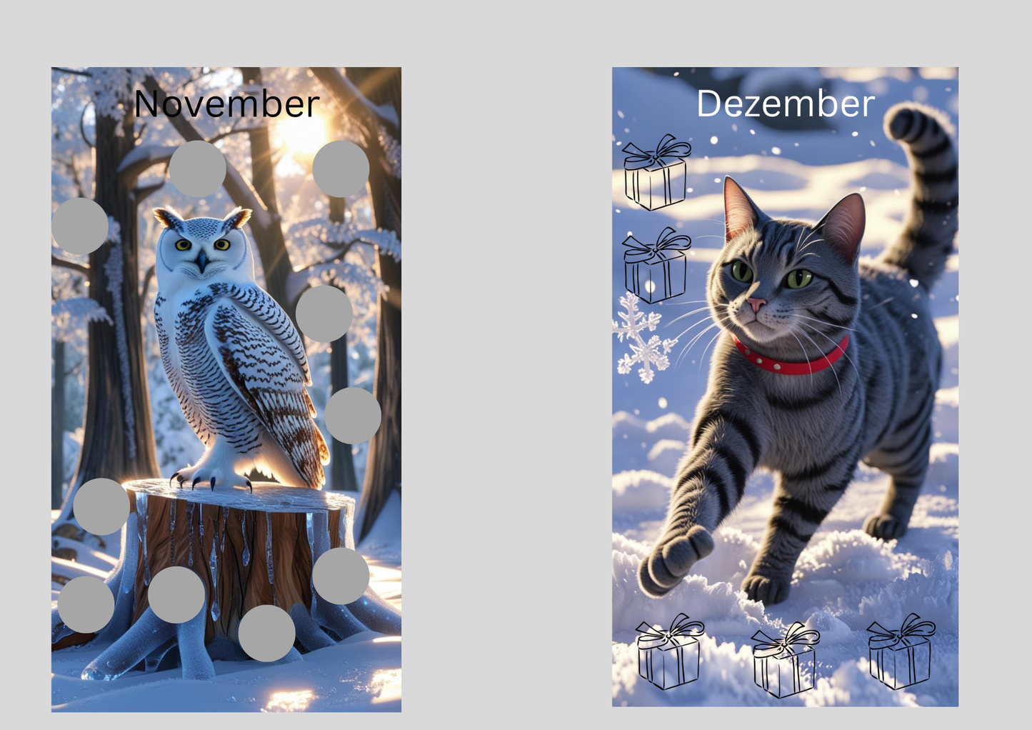 Jahreschallenge,,Tierisch durch das Jahr,,