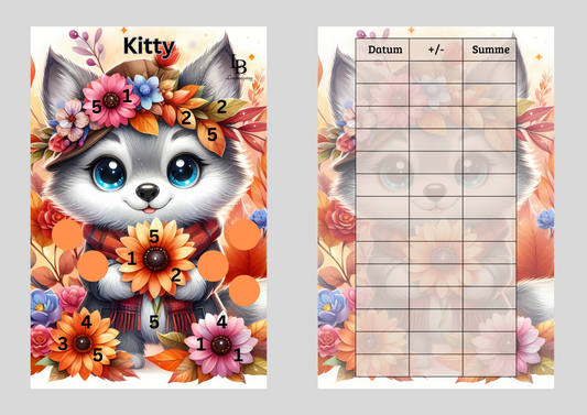Einzelchallenge zum Abheften ,,Kitty,,