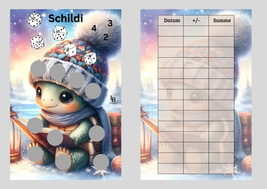 Einzelchallenge zum Abheften ,,Schildi,,