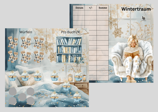 2er Klappkarte ,,Wintertraum,,