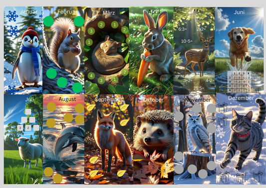 Jahreschallenge,,Tierisch durch das Jahr,,
