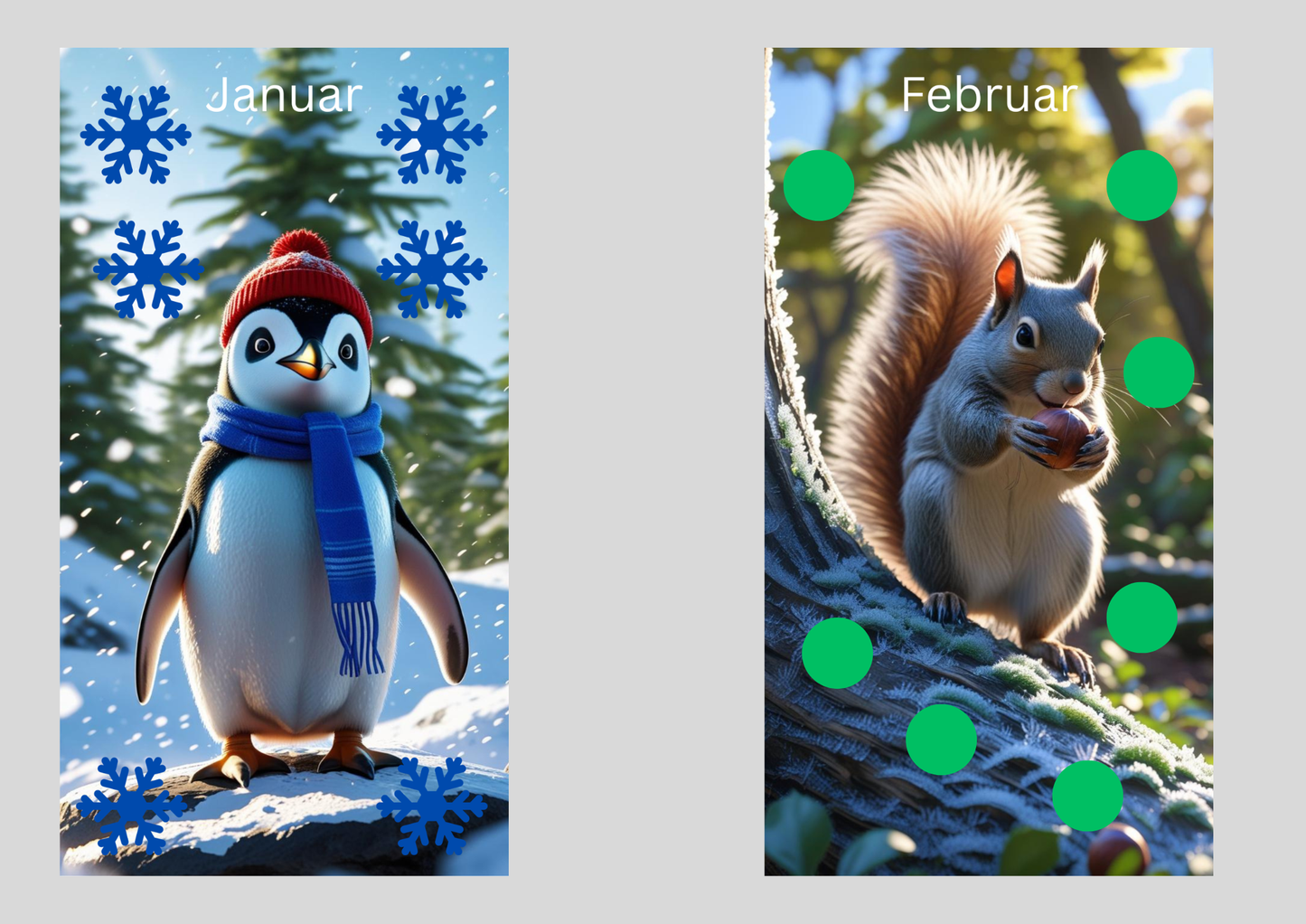 Jahreschallenge,,Tierisch durch das Jahr,,