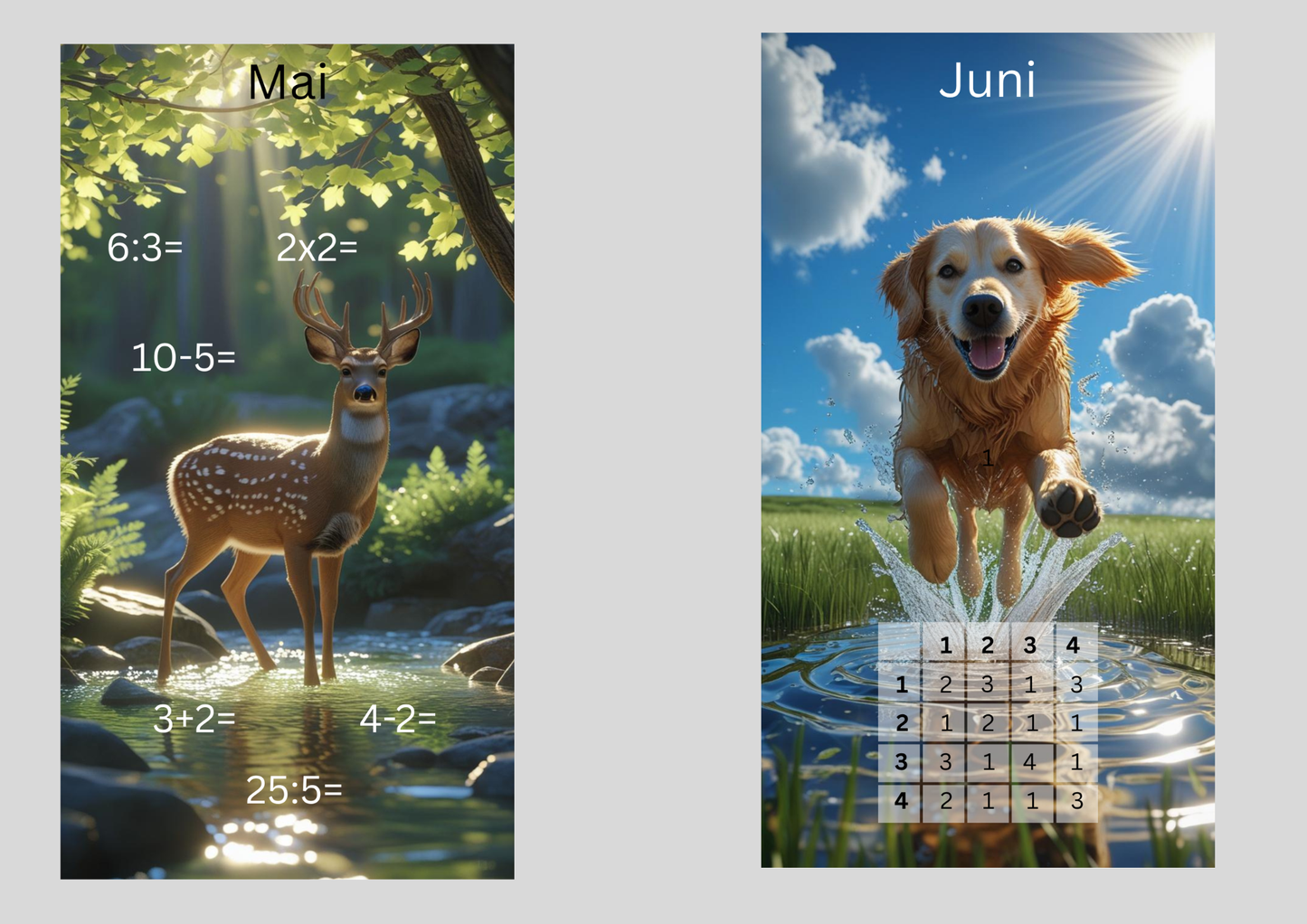 Jahreschallenge,,Tierisch durch das Jahr,,