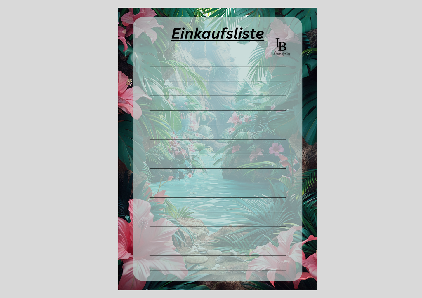 A5 ,,Einkaufslisteblock,,