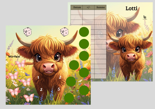 B-Ware 2er Klappkarte ,,Lotti,,